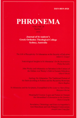 Phronema Volume 28, Number 2, 2013
